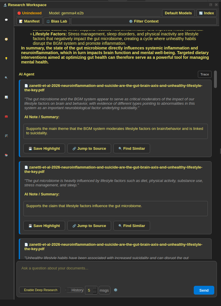 Citation Bubbles in Chat tab in Papyrus